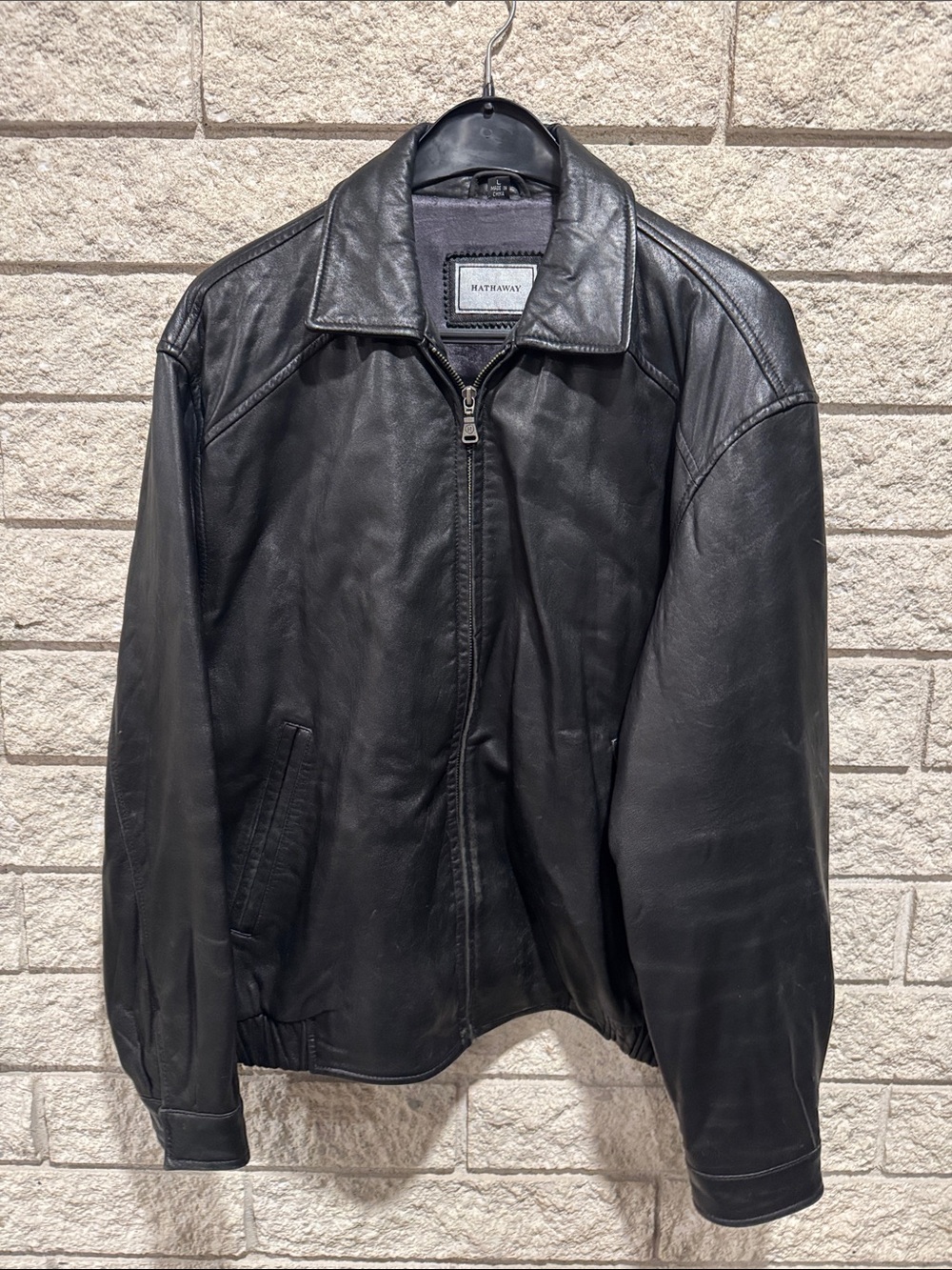 Black Leather Men’s Jacket